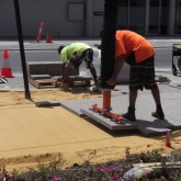 Brick Paving Perth Vacuum Machine In Action - Photo3 - Challenge Brick Paving Contractors