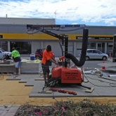 Brick Paving Perth Vacuum Machine In Action - Photo5 - Challenge Brick Paving Contractors